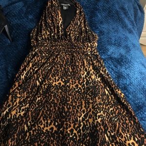 Racerback Animal Print Dress